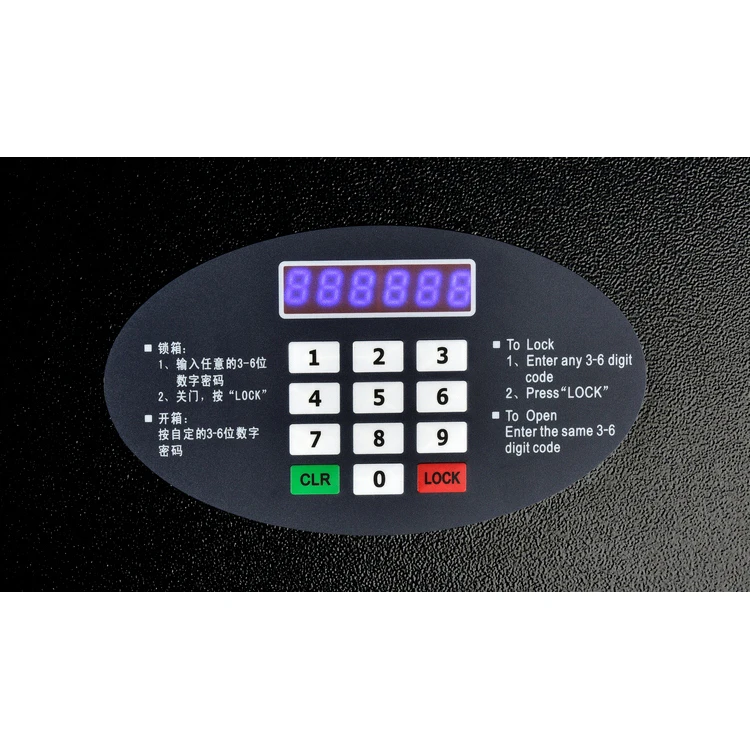 top open metal car safe lock box key lock steel portable safe box kingsafe brands digital car safe box