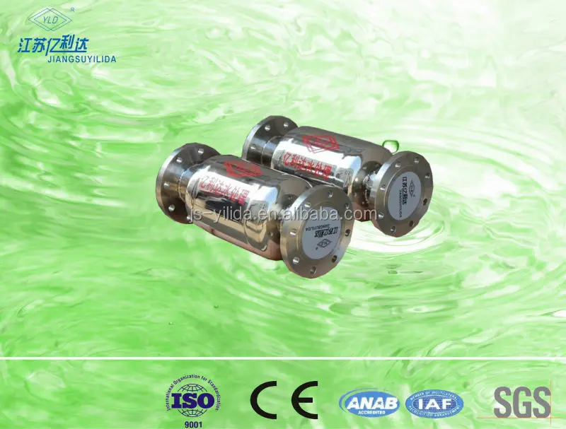 Pipe Installation water magnetic descaler//permanent magents equipment scale removal