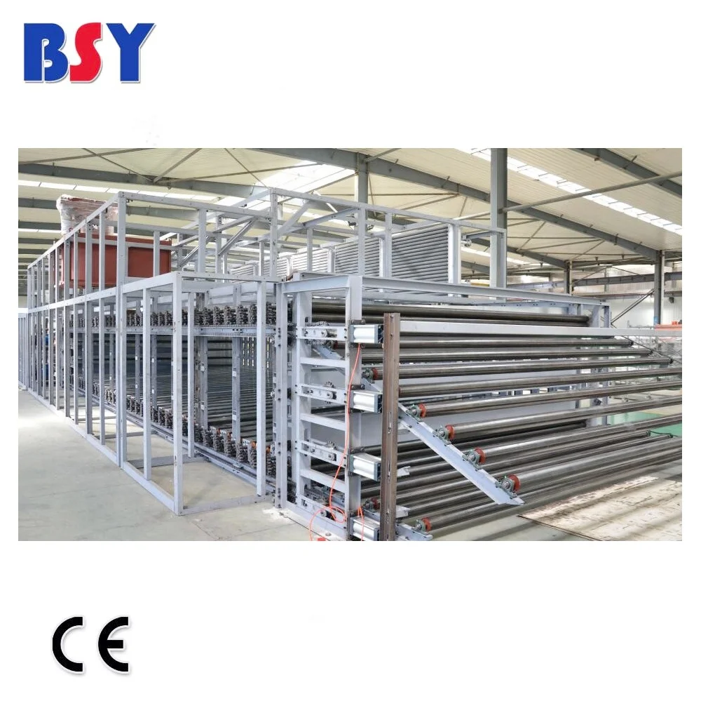 Сетчатая роликовая машина для сушки шпона