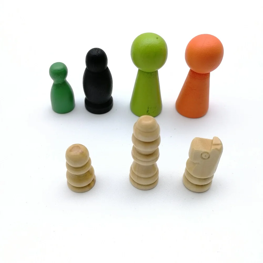 Custom Wooden Pawns Board Game Pawns Pieces