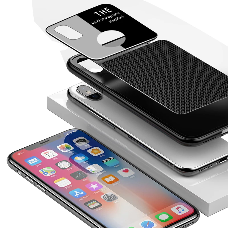 New Design Acrylic TPU Back Phone Cover for iPhone XS Max Mobile Phone Case