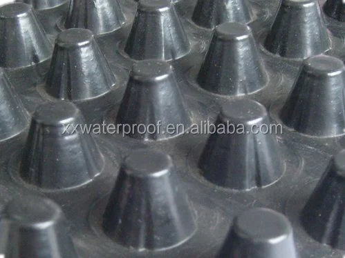 HDPE dimpled drainage sheet for green roof drainage mat