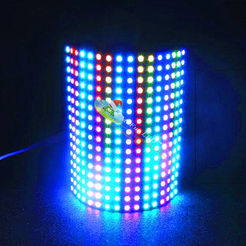 LED Matrix display screen 13 inch color changing light bar