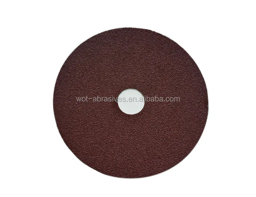 
4 Inch Grit 100 Norton Quality Aluminum Oxide Round Metal Fiber Sanding Disc 