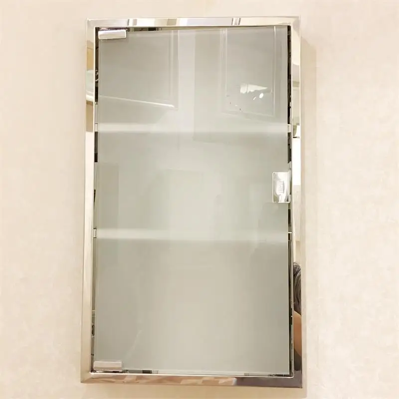Factory supply stainless steel Corner Cabinet 12 X 20 in mirrored corner storage cabinet saving space for bathroom living room