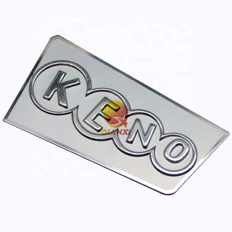 Custom printing permanent adhesive anodized aluminium sticker label