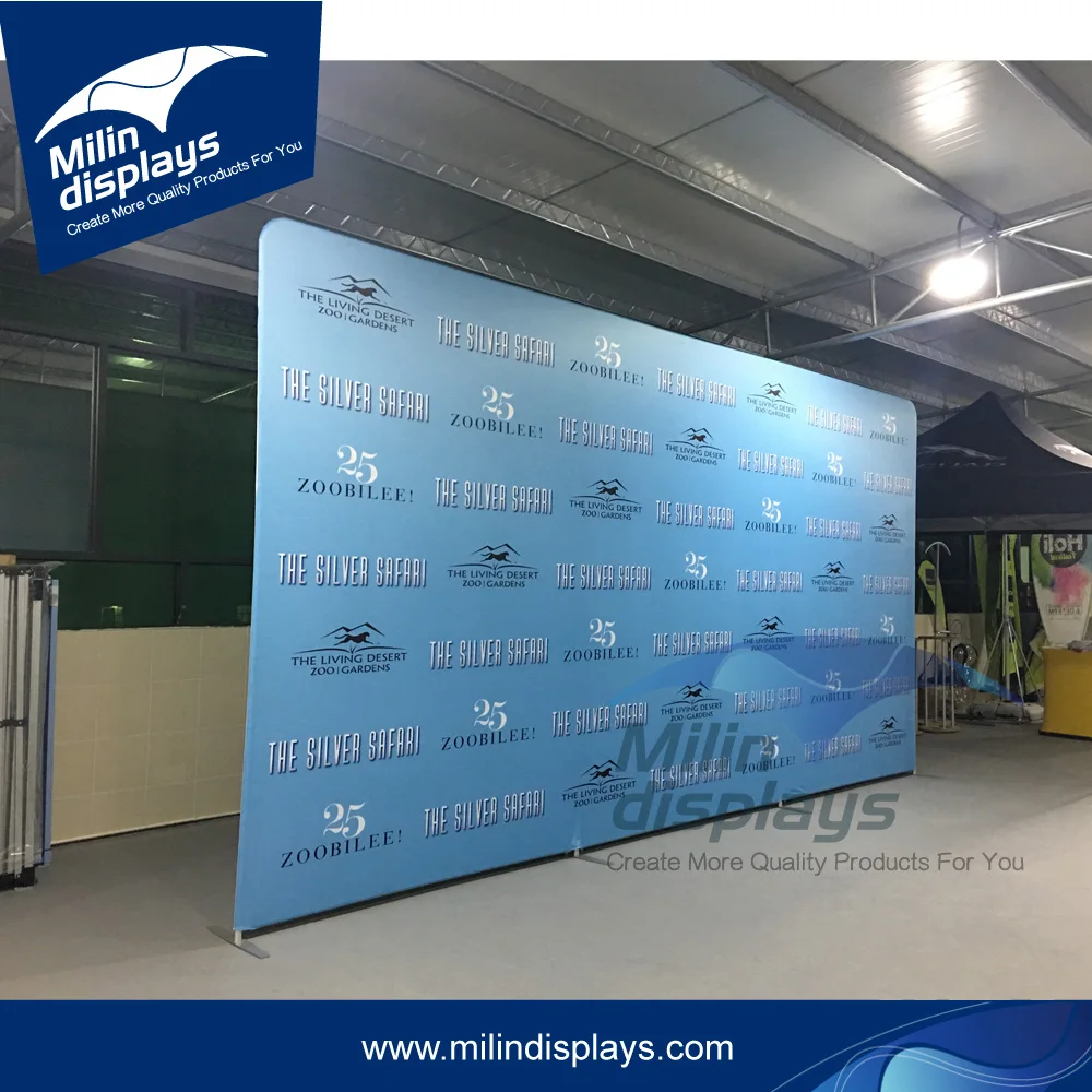 Торговая выставка 8x8 8x10 пользовательская ткань наволочка выставочная стена медиа портативный