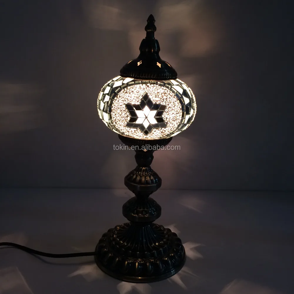 2021 New Design home decorative (TC1M02) Handmade Mosaic Art Turkish table Lamps