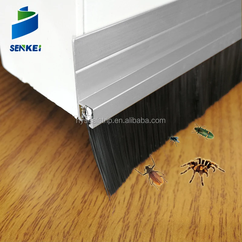 wooden door bottom sweep brush door seals double doors