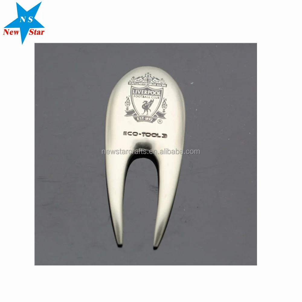 Fashion Custom hat clip divot tool pitch Fork golf ball marker