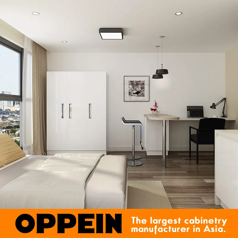 Oppein Modern Well-Equipped Compact Apartment Bedroom Furniture