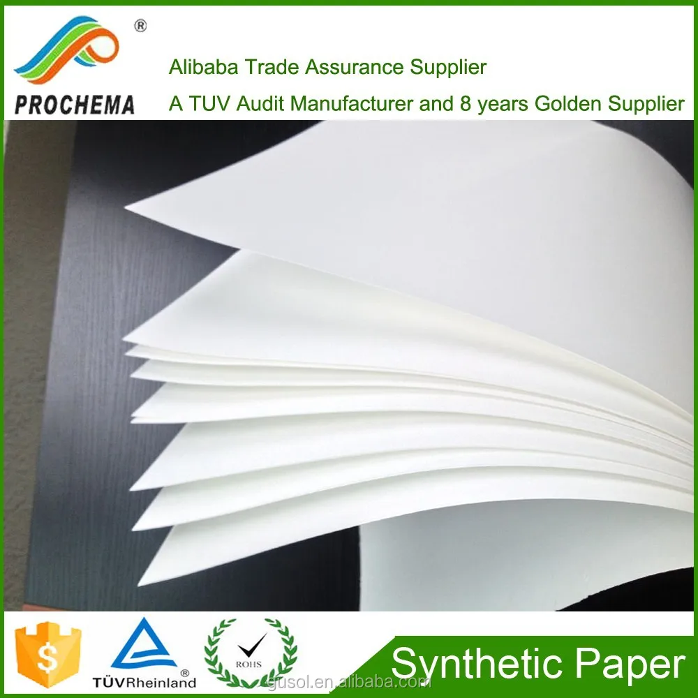0.15mm Tear Proof PP Synthetic Paper GP150 for Map printing
