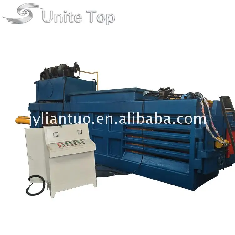Chinese factory cardboard baler horizontal automatic bailer