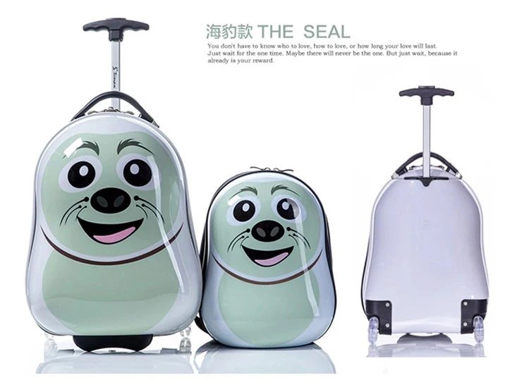 Built-in Caster and Hard shell Type Caddy Trolley School Case, boxtype school bag, box type school backpack