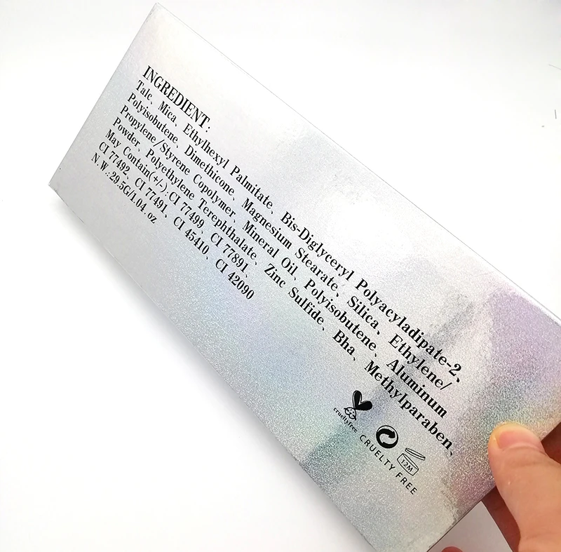 Дешевые макияж Косметические мерцание матовая 10 видов цветов Магнитный Пигмент палитра теней для век