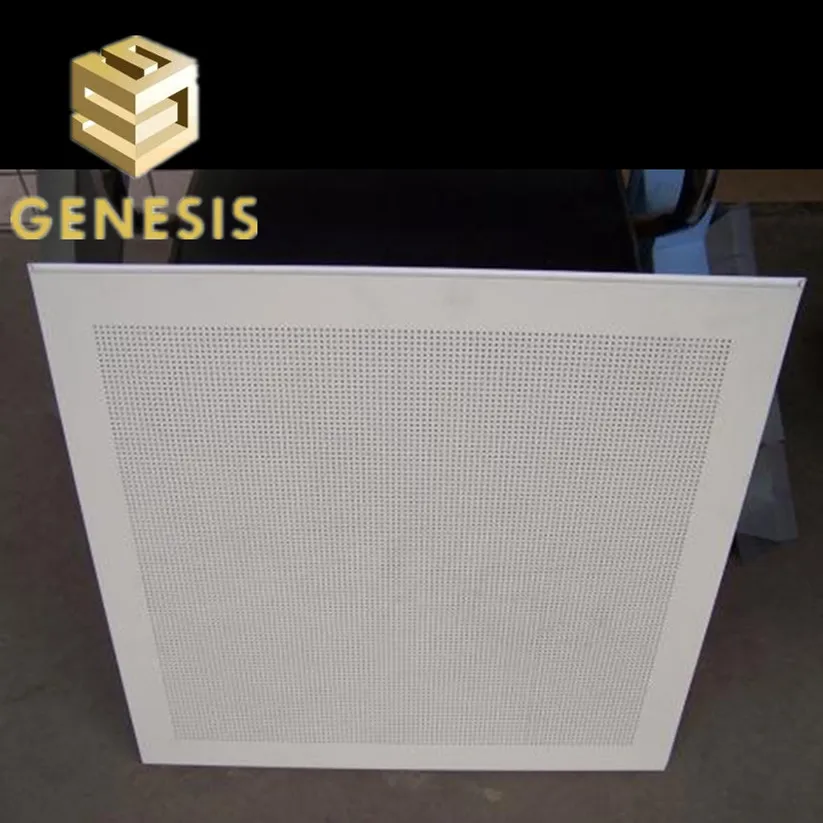 Cheap Perforated Metal Price Soundproof Decorative Aluminum Clip In Tile Stretch Suspended Ceiling