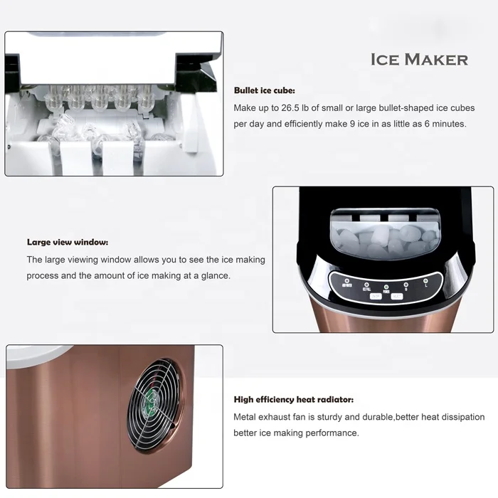 Amazon Portable Ice Maker Machine With Best Rating Hzb-12a