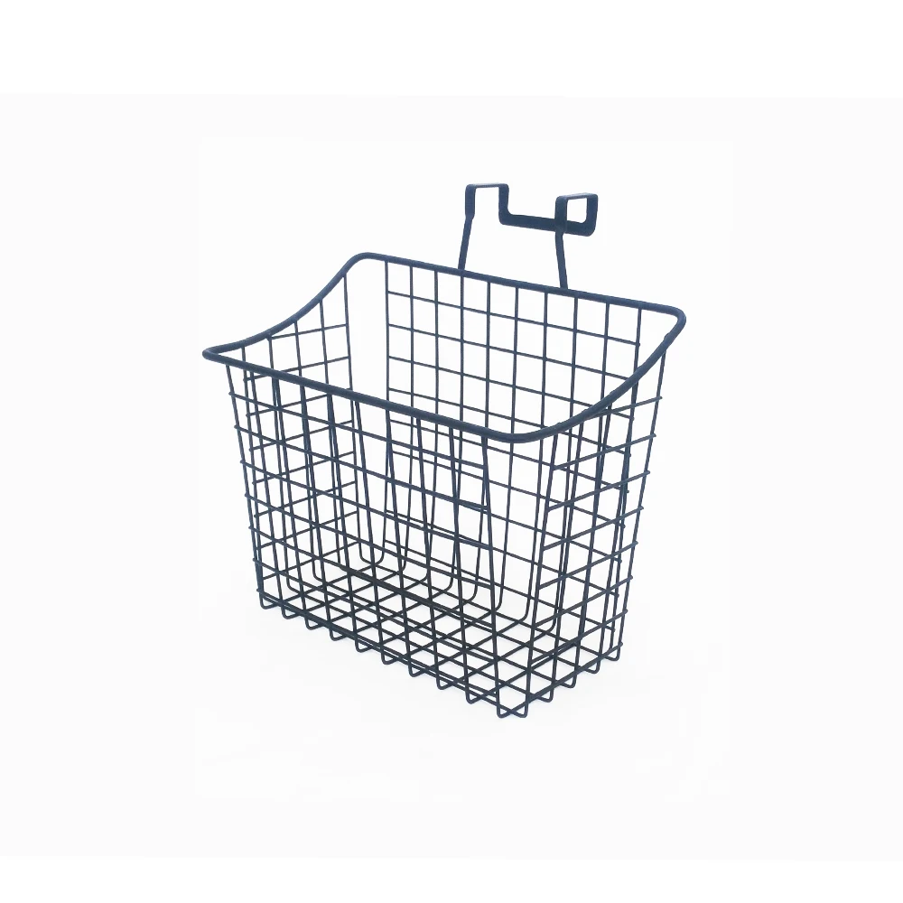 Metal Wire Grid Home Kitchen Cabinet Door Hanging Organize Storage Basket