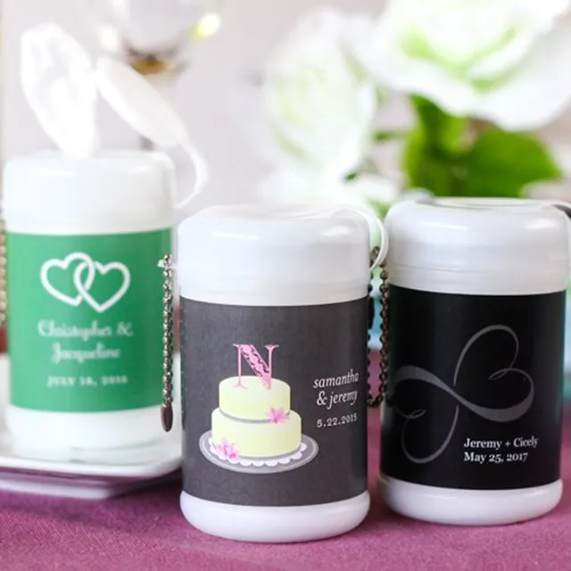 20 листов, влажные салфетки с мини-канистрой