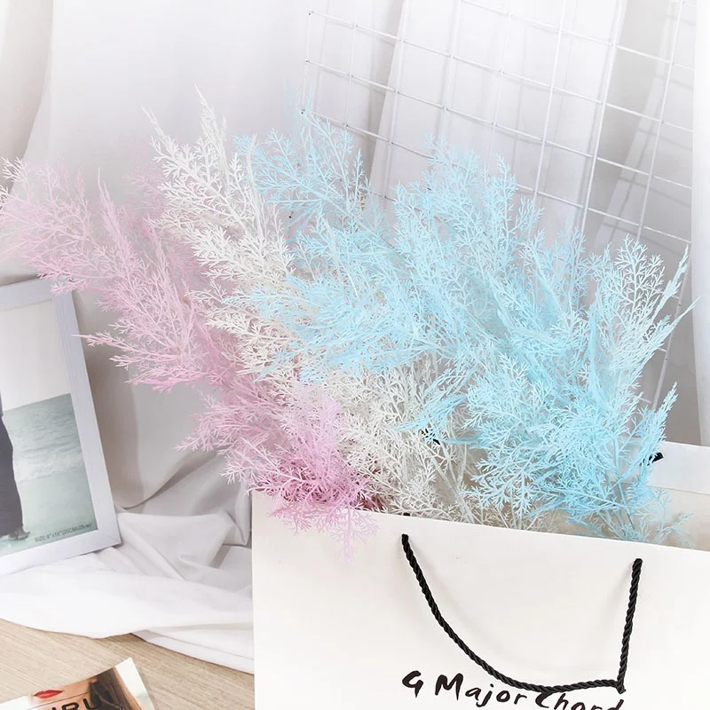 Wholesale Artificial Flowers High Simulation Plastic Artificial Soft Rime Of Fog Flower For Wedding Decoration