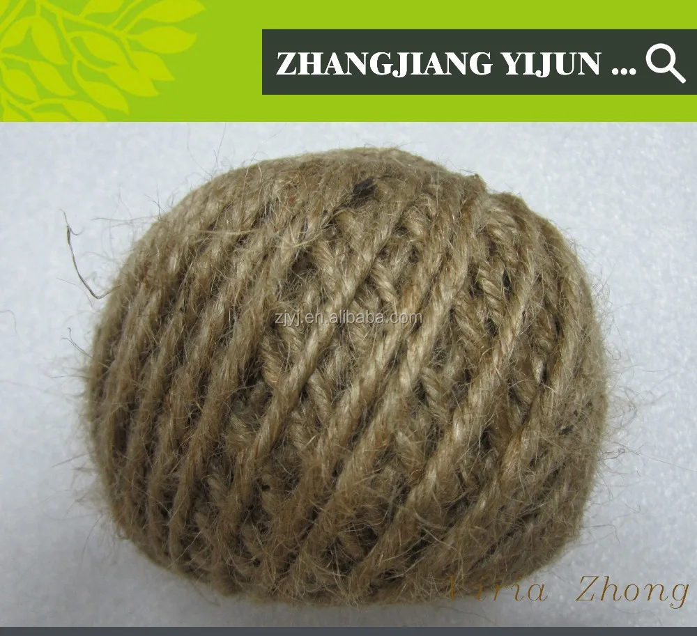 
Wholesale High Quality Eco-friendly bulk Hemp twine recycling hemp Jute twine 