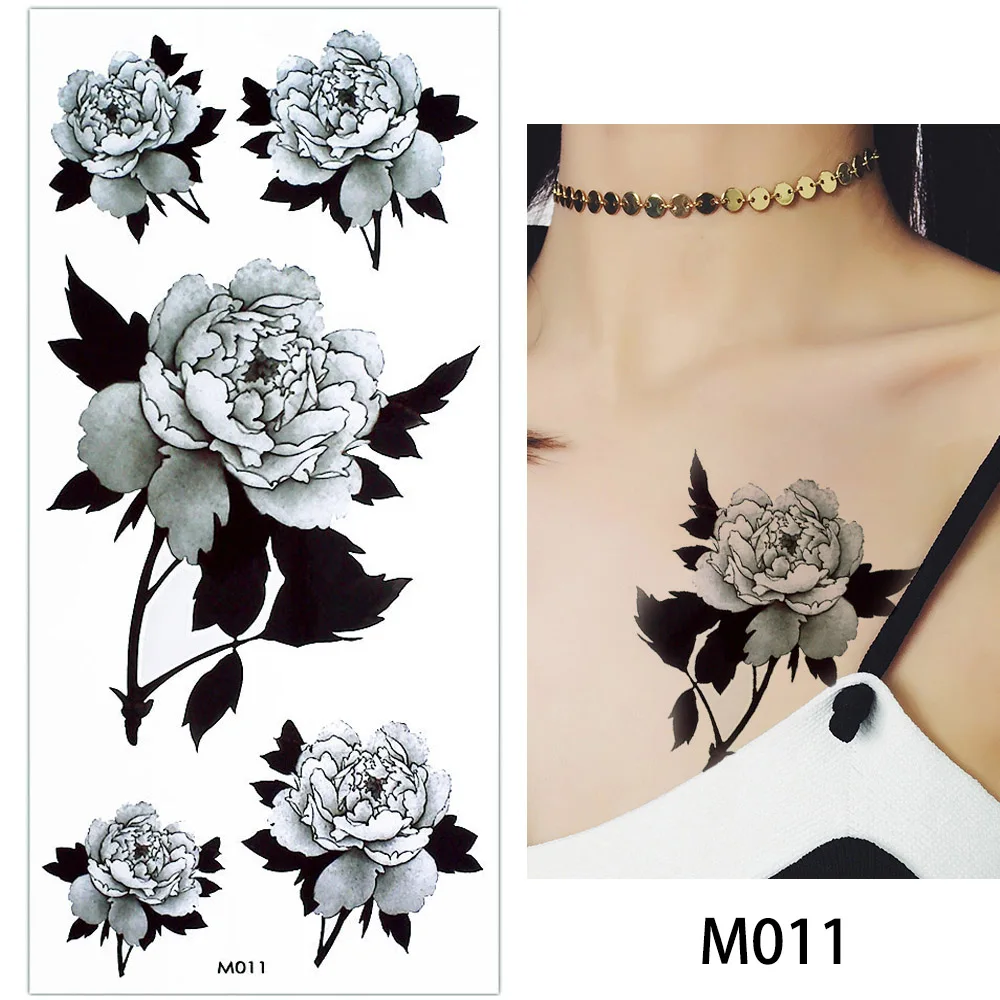 Наплечные наклейки RoseTemporary Tattoo