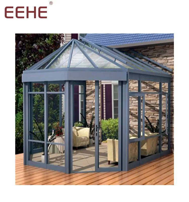 
victorian sun room for garden, full glass house 