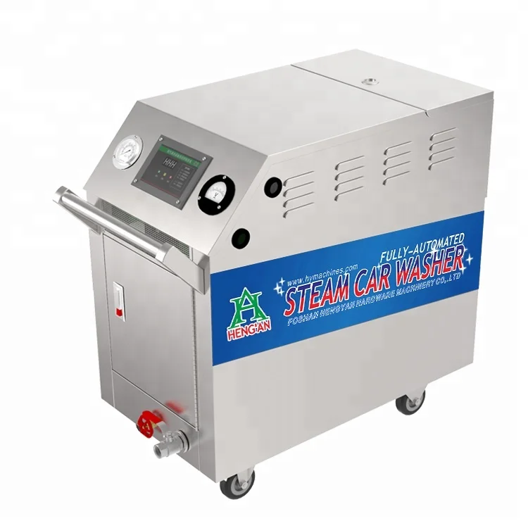 Steam Car Wash Machine HF1090 12KW Electric 2 Gun High Pressure Steam Carwash Vehicle Cleaner Car Washer