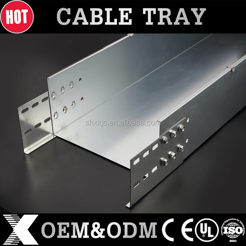 Горячий окунутый оцинкованной стали кабельного лотка