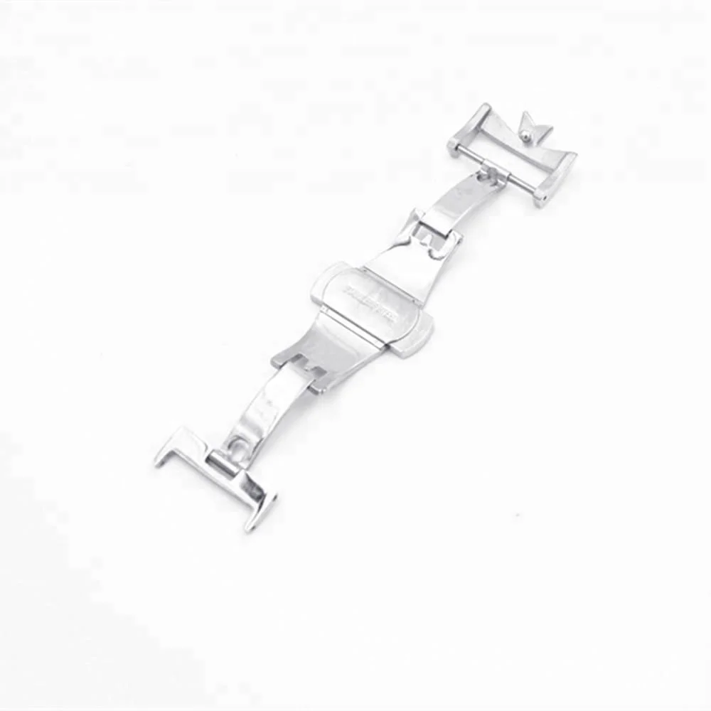 
High density 20mm butterfly buckle stainless steel for leather strap 