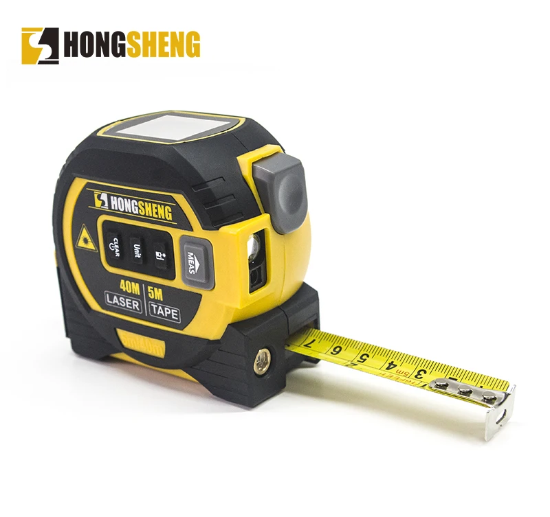 Electronic Digital Display 3 IN 1 Multi-Function 40 Meters laser tape Rangefinder With metal tape