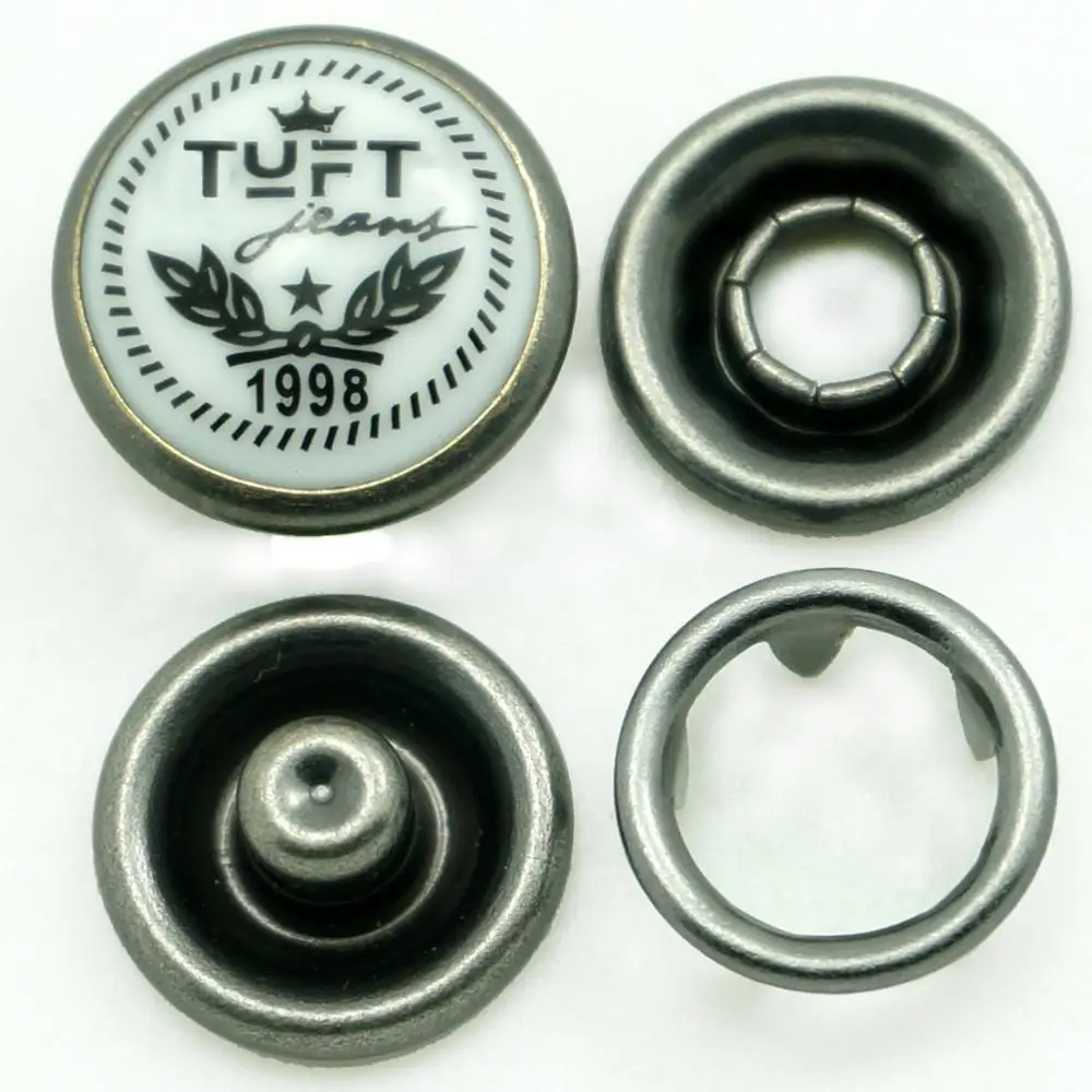 custom kawayi cap & hole pattern snap button