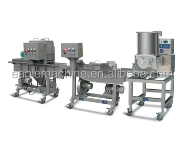 Automatic Fish/Chicken Meat Patty Hamburger Burger Forming Making Processing Machine