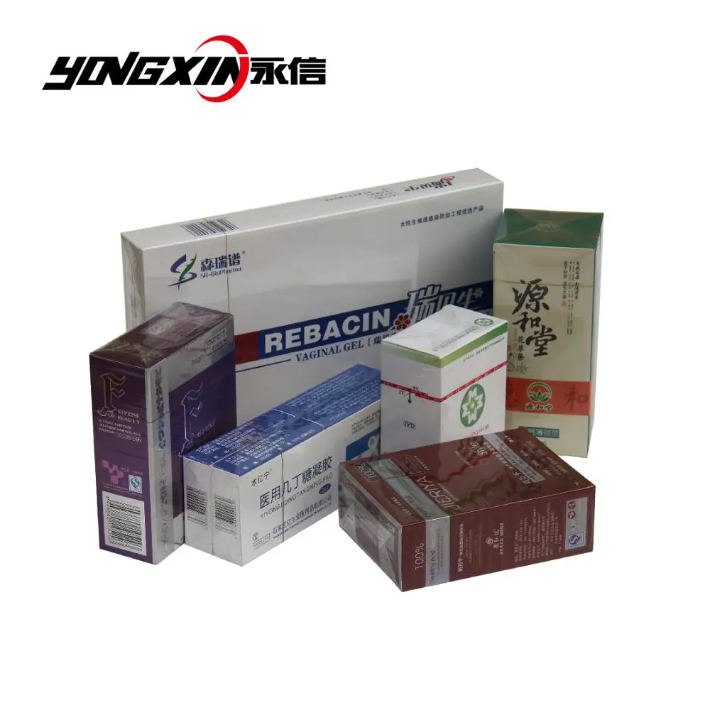 
cigarette box auto cellophane packer 
