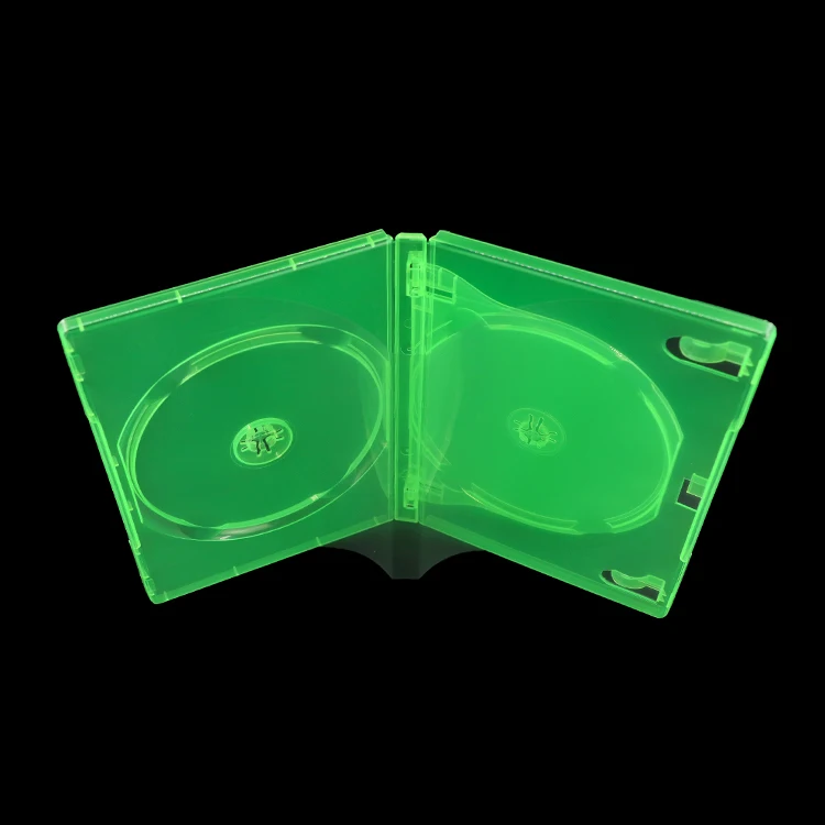  Зеленый видео игры XBOX 360 пластиковые двойные диски xbox чехол для коробка DVD