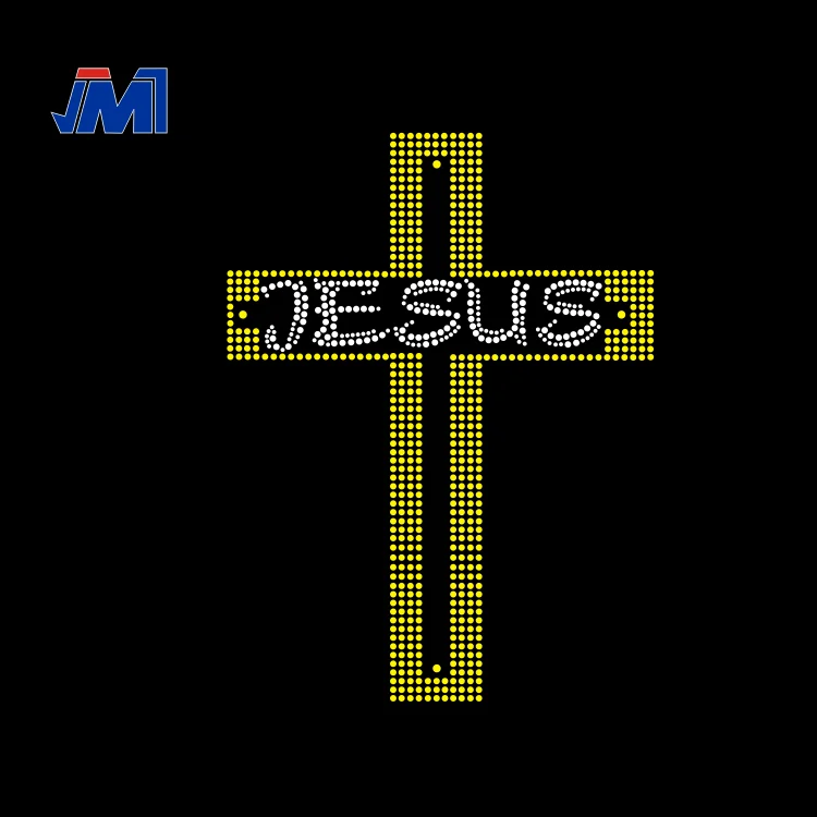 wholesale custom Rhinestone Transfer Motif for T Shirts