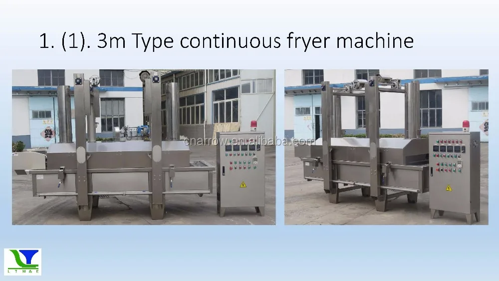 100-400kg/h Pellet fryer machine/deep fryer