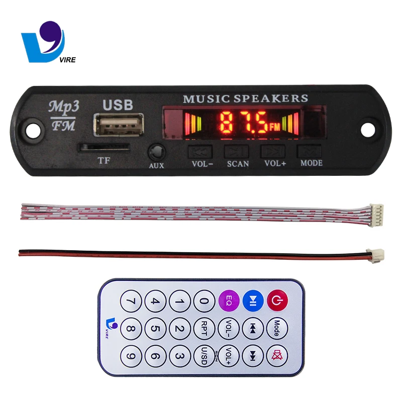 Usb Tf карта Fm Радио Mp3 плеер печатная плата