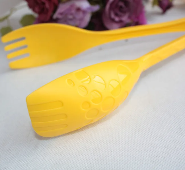 
2018 Best Seller Most Convenient Kitchen 2 Piece Salad Spoon Set for Serving and Cooking 