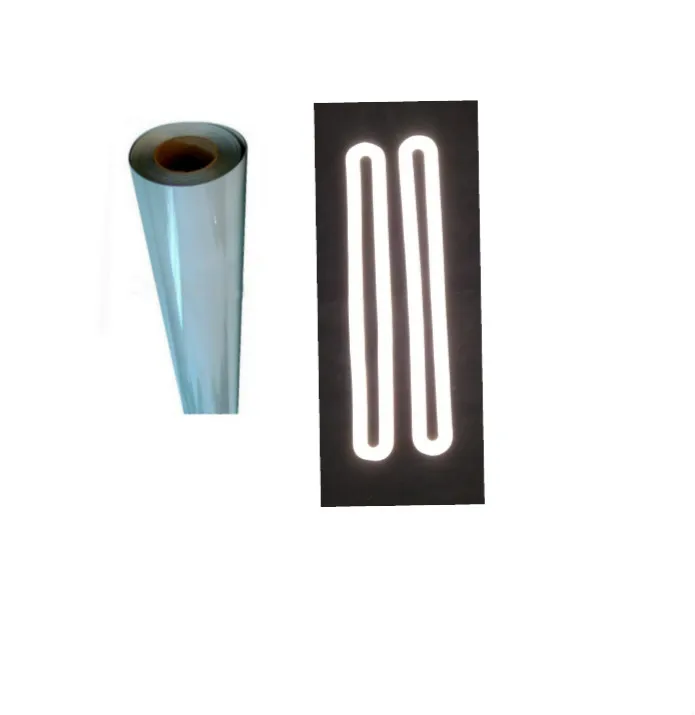 high elastic light reflective iron on vinyl plastic sheet heat transfer TPU films mylar reflector for clothes hat fashion logo