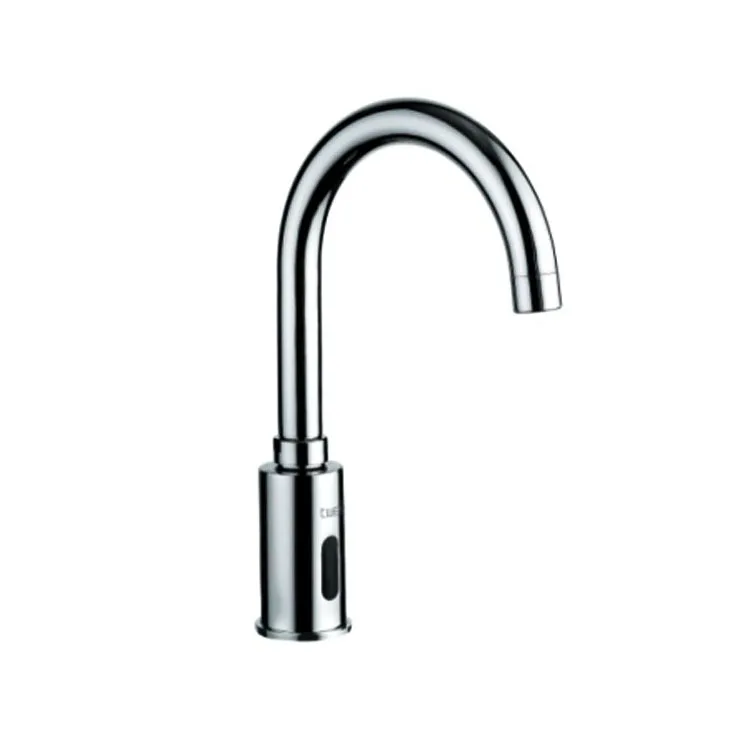 modern waterfall automatic brass smart swan goose neck heater hands free kitchen sensor vanity infrared water faucet new