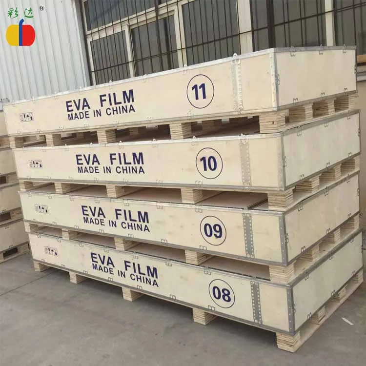 Tianjin Caida 0.40mm and 0.80mm ultra clear eva film for laminated glass