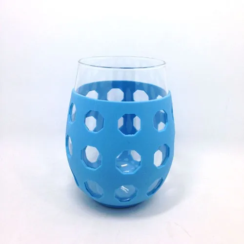 Небьющаяся стеклянная кружка карамельного цвета, чайные чашки с силиконовым рукавом