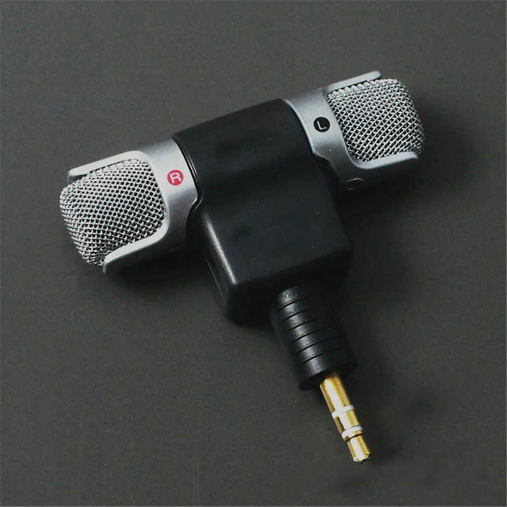 Professional Recording Equipment Portable Stereo Voice Digital Microphone For IOS Adroid Smart Phone PC Laptop Desktop Computer