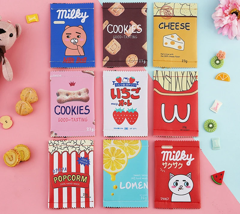 PU Mini Simple Coin Bag Creative Storage Purse Cute Snacks Wallet Simulation Clutch