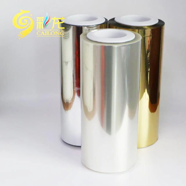 Food and Medical Grade Boiled Chemical Treatment Composite Metallizing Polyester Film For Packaging
