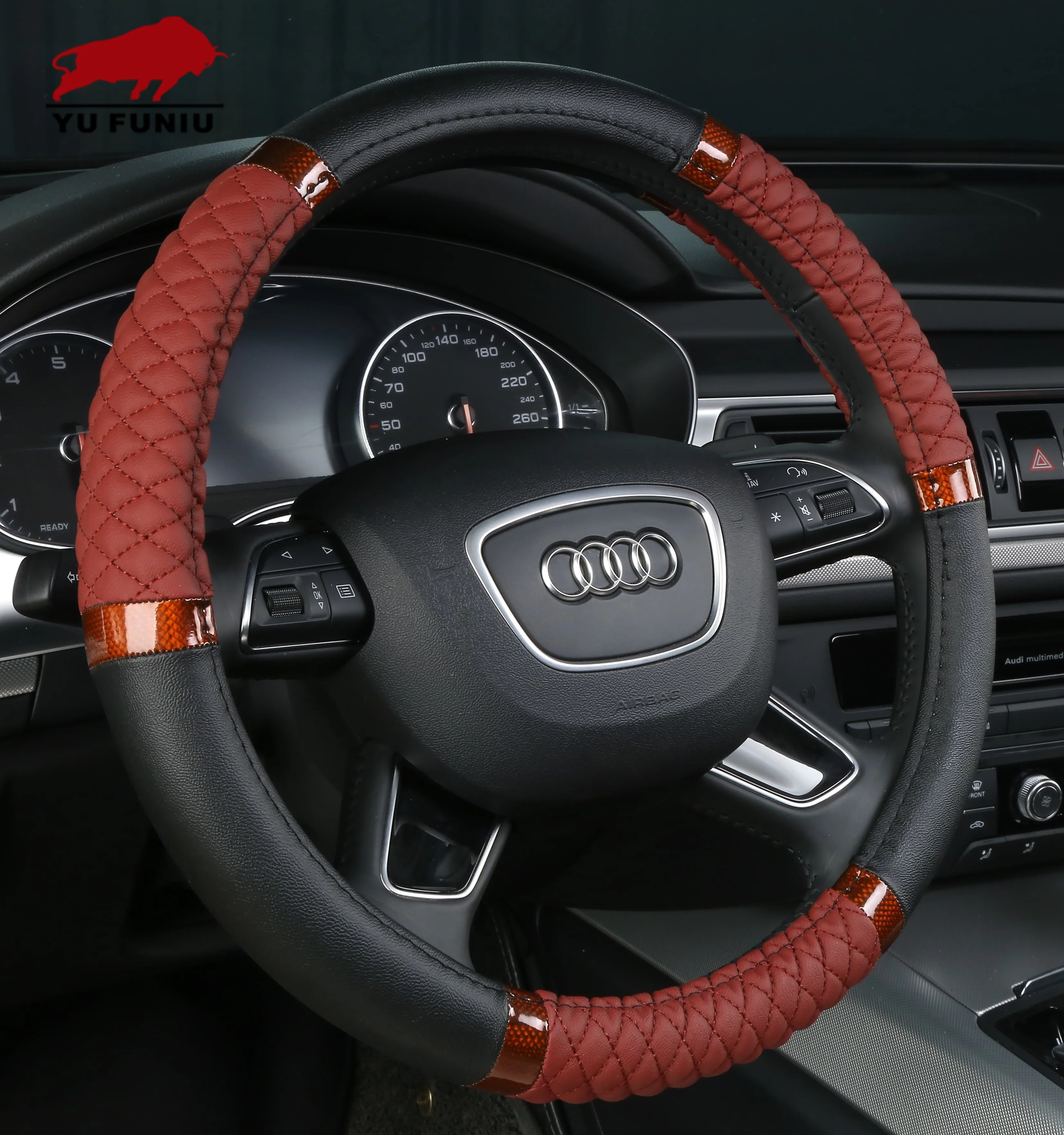 
New design of PVC steering wheel cover interior accessories 