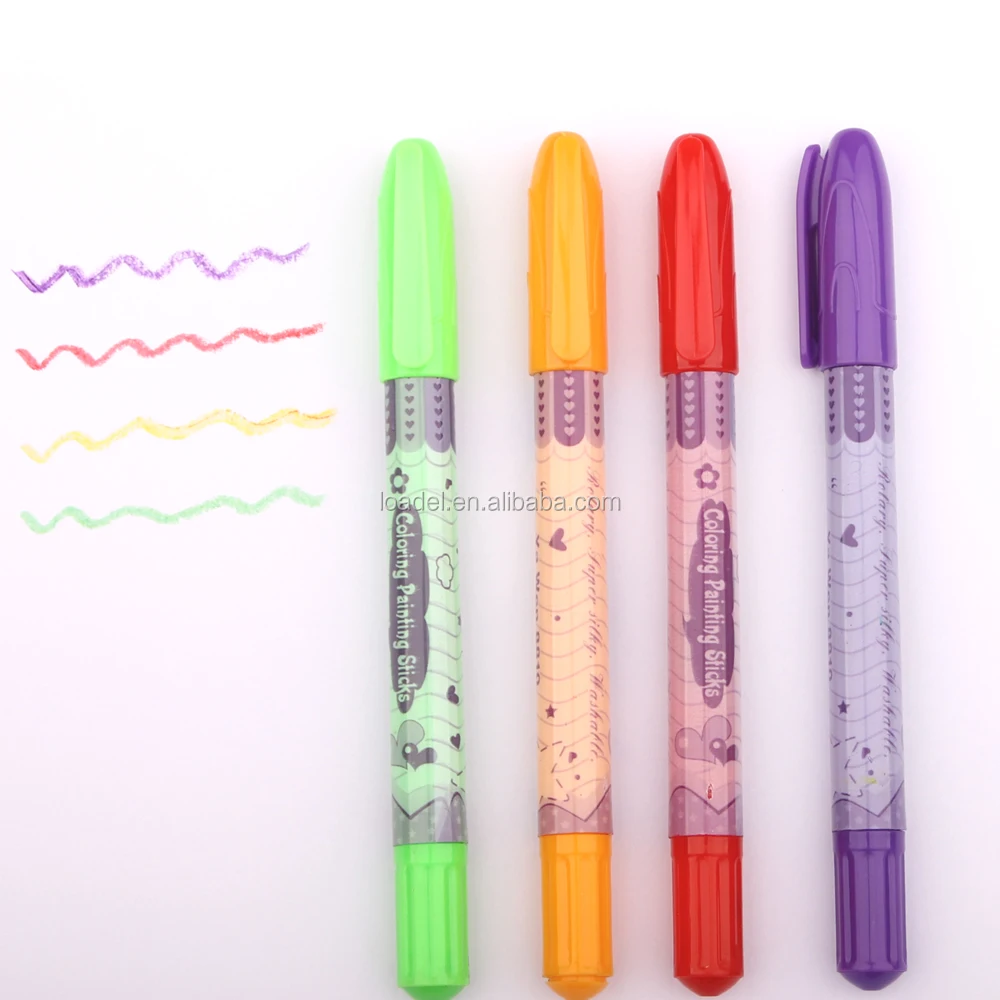 High quality 6pcs custom  twist highlighter crayon