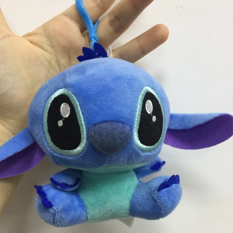 HI In Stock plush toys Stitch stuffed toys keychain with soft plush on promotion