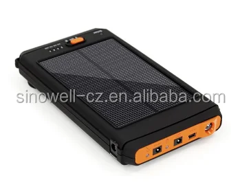 
12v 16v 19v 12000mAh Solar Laptop Charger Power Bank USB Portable Charger Backup External Battery 